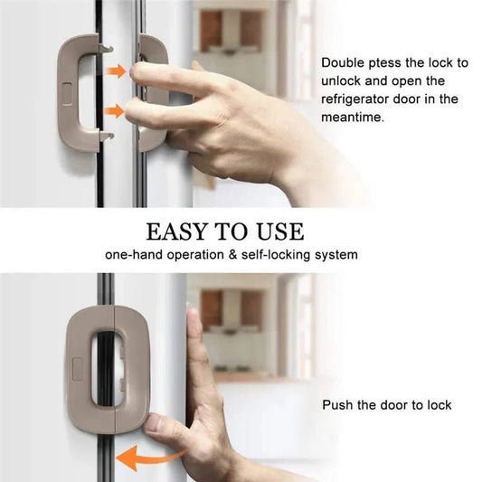 Smart Refrigerator Lock Safety for Kids