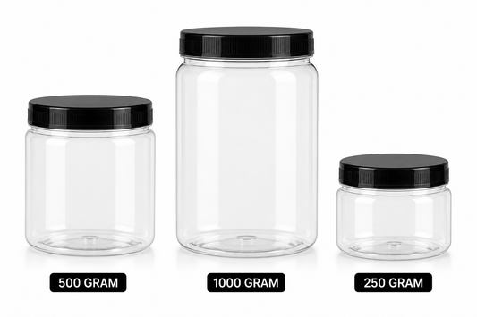 Premium Airtight Plastic Jar Set